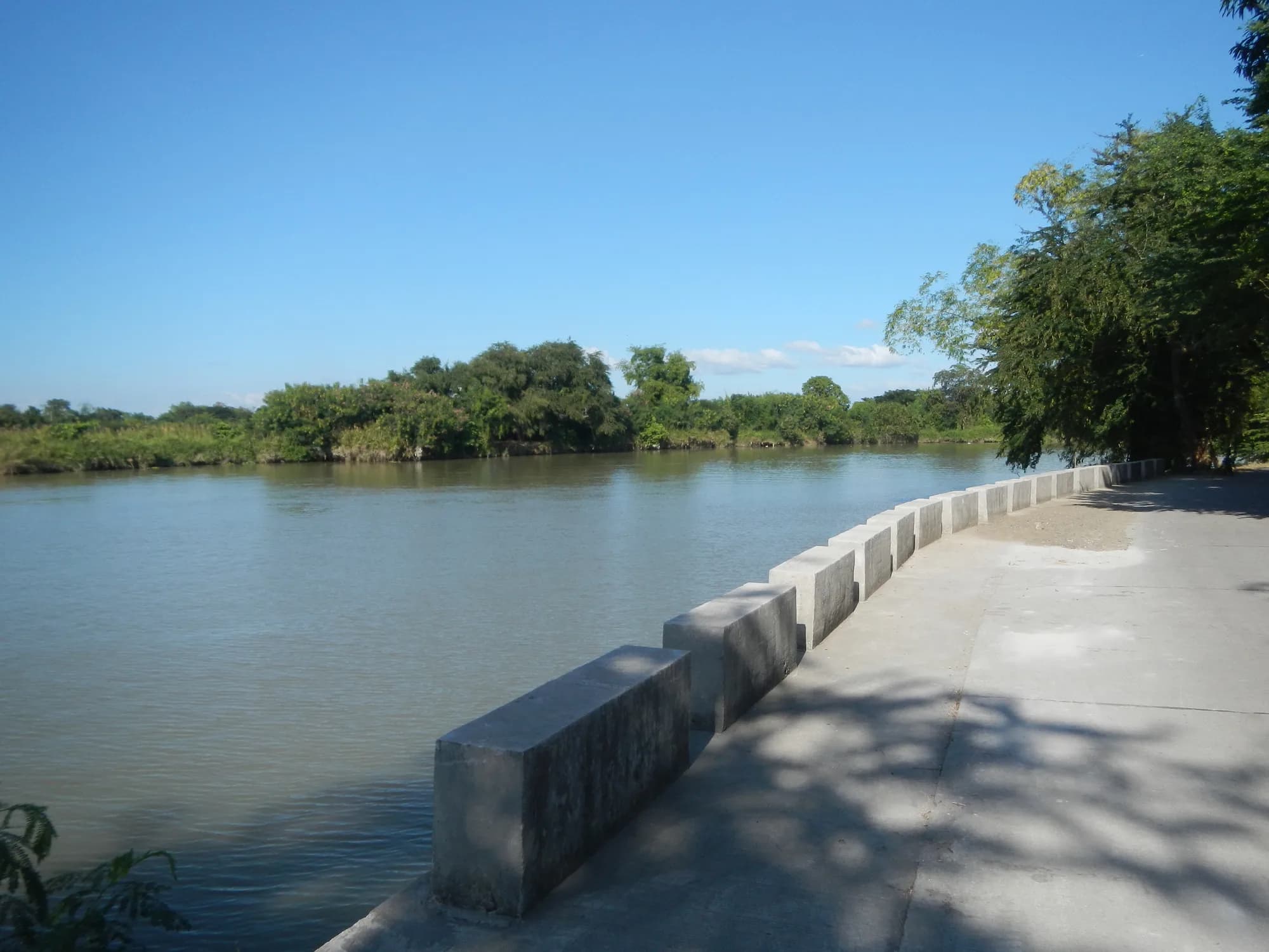 A wide river at Candelaria, Macabebe