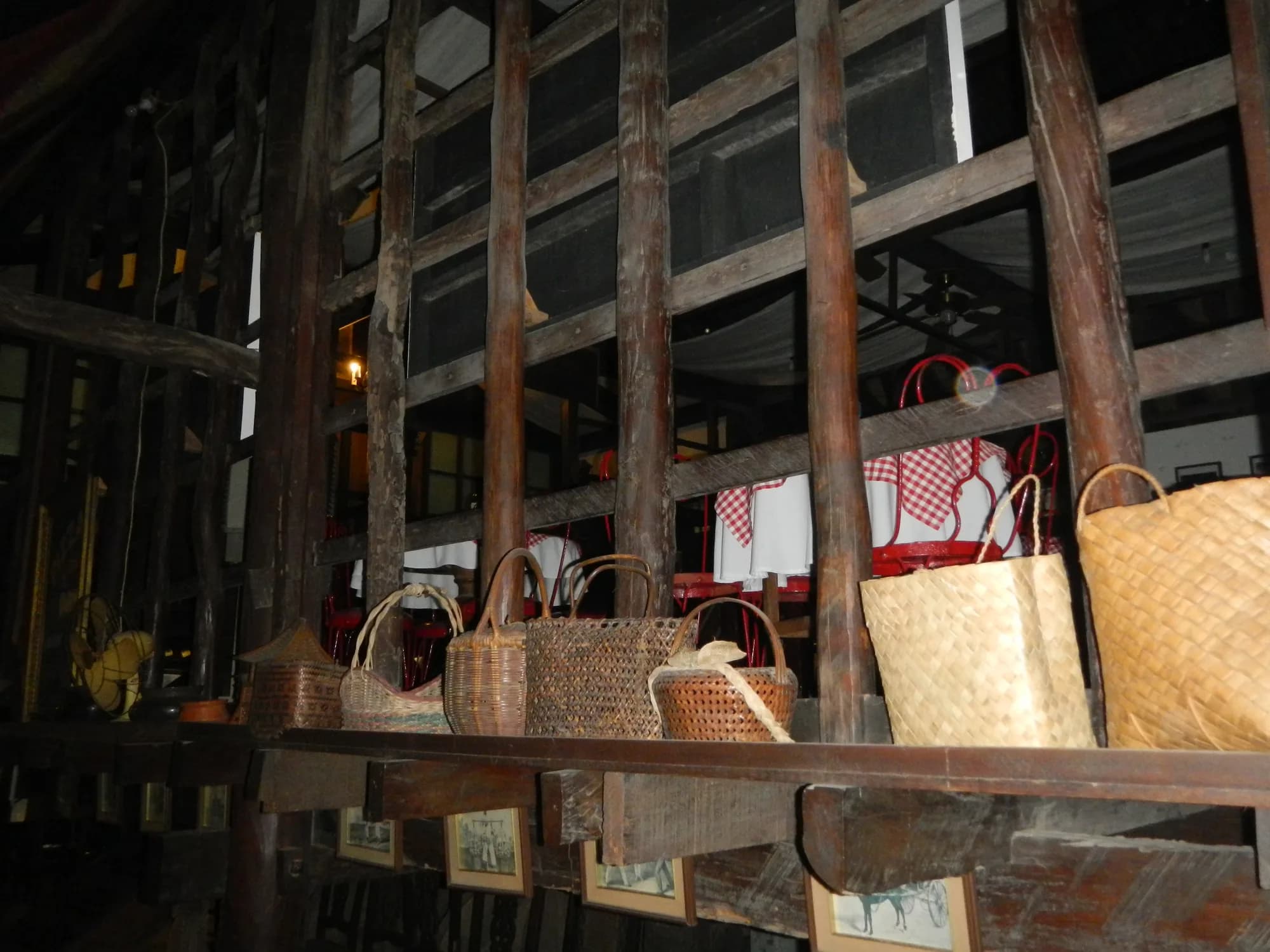 Inside the Camalig, the 1840 granary in Angeles that houses Armando's Pizza