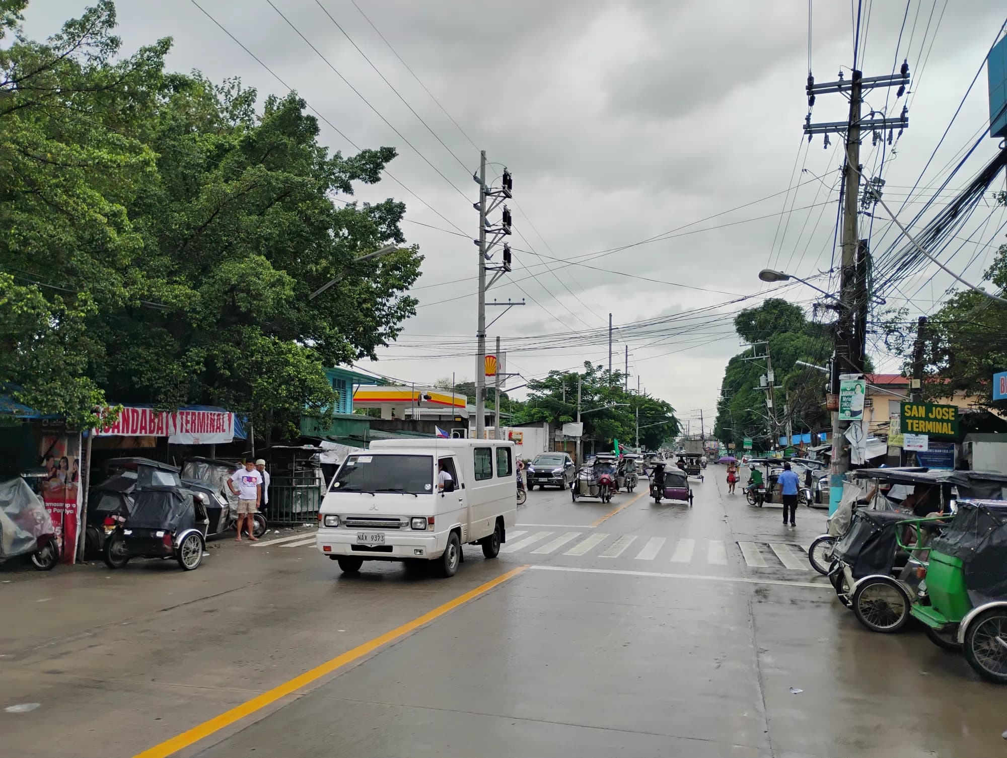 A street in Santa Ana, Pampanga