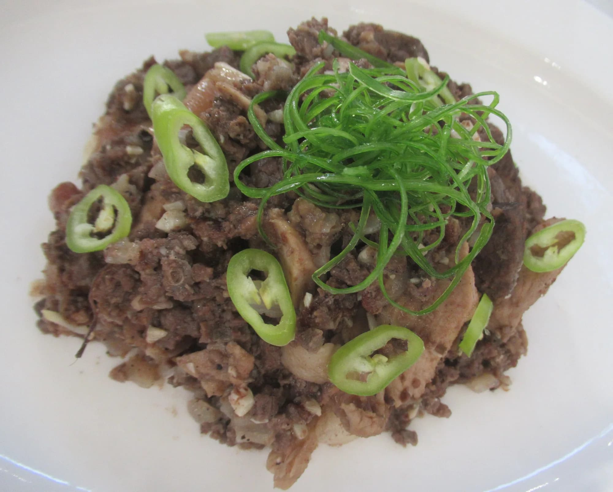 A bowl of kilayin, a Kapampangan pork dish (illustrative photo)